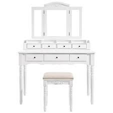 Vanity table with mirror cabinet: Soares Vanity Set With Mirror In 2021 Vanity Table Vintage Vanity Table Set Vanity