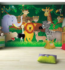 If Your Child Is An Animal Lover Why Not Create A Walk In Noahs Arc For Their Bedroom This Is One Of The Bett Playroom Mural Kids Wall Murals Murals For