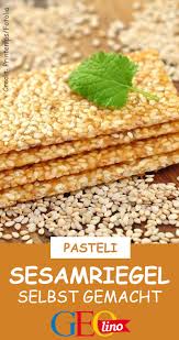 Sesamriegel Kleiner Snack Fur Grosse Helden Lecker Musliriegel Rezept Rezepte