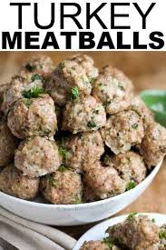 These All Purpose Turkey Meatballs Are Juicy Flavorful And So Easy To Make Turkey Meatballs Turkey Meatballs Baked Turkey Meatball Recipe