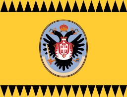 Flag Of The Voivodeship Of Serbia And Banat Of Temeschwar 1849 1860 Slavonien Wappen Ungarn