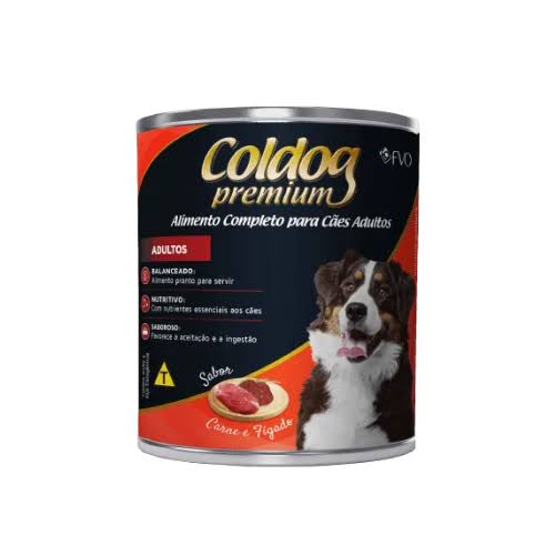 LATA - COLDOG  ADULTO CARNE E FIGADO- 280G