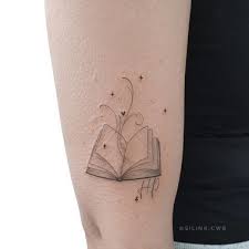 Book tattoo on pinterest | reading tattoo tea tattoo and tattoo ideas. P Wispy Words P Book Tattoo Open Book Tattoo Tattoos