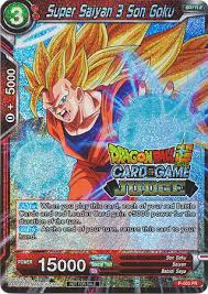 Markets and sells products, including children's products, for purchase by adults 18 years and over. Super Saiyan 3 Son Goku Dragonball Super Tcg Trollandtoad