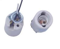 E12 Edison Screw Ceramic Bulb Socket For Led Lamp