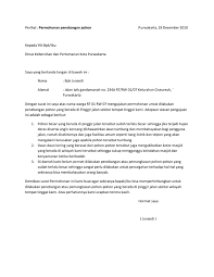Surat Rasmi Aduan Kebersihan Rasmi Ri
