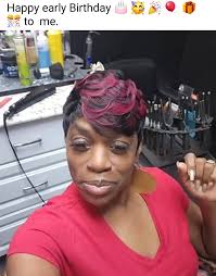 My pre Birthday hair style. I'm loving it. 😍