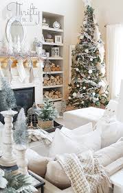 Farmhouse Christmas Living Room And Dining Room Tour Christmas Decorations Living Room Chic Christmas Decor Christmas Living Rooms