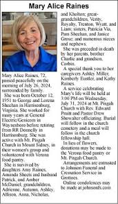 Mary Alice Raines