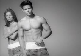 marky mark and kate moss for calvin klein | kraftworksnyc.com | Flickr