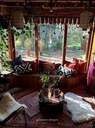 Inside Of My Own Tiny House A What Does This Pic Mean To Me Beginning To Anch Home Decor Designs 2018 Bohemian Living Rooms Hippie Home Decor Bohemian Style Living Room