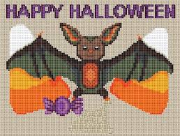 I really love playing around with. Candy Bat Free Halloween Cross Stitch Pattern