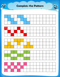 Maybe you would like to learn more about one of these? Arbeitsblatt Vervollstandigen Das Muster Arbeitsblatt Fur Vorschulkinder Lizenzfrei Nutzbare Vektorgrafiken Clip Arts Illustrationen Image 67137086