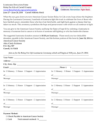 Donations over $5 are tax deductible and can be receipted. Luminaria Donation Form