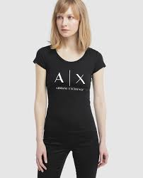 Check out the ax basics too for. Armani Exchange Women S Slim Fit T Shirt With Front Logo Armani Exchange Fashion El Corte Ingles