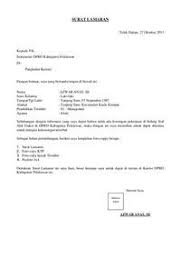 Penampilan surat lamaran harus necis, bebas dari coretan atau koreksian. Contoh Surat Lamaran Kerja Ahli Fraksi Dprd Ben Jobs Kerja Surat