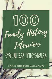 100 Family History Interview Questions To Ask Now A Free Printable In 2020 Family History Interview Questions To Ask This Or That Questions