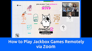 A game of pictionary is perfect for this set up, so participants can guess what the other member is drawing. How To Play Jackbox Games Remotely Via Zoom Youtube