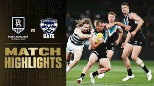 Patrick dangerfield of the cats looks to pass the ball during the round five afl match between the port adelaide power and the geelong cats at adelaide oval on april 23, 2016 in adelaide, australia. Port Adelaide V Geelong Highlights First Qualifying Final 2020 Afl Youtube