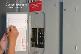 Breaker panel label template creative images. Custom Safety Label Circuit Breaker Label Lcb555