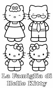 Hello kitty è la famosa gattina giapponese protagonista dei cartoni che tanto piacciono ai bambini. Hello Kitty Da Colorare Stampa Qui Immagini Da Colorare 2021