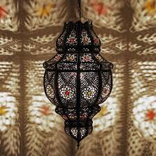 Lampe Orientale Maroc Lampe A Suspension Marocain Lumiere Gdira Marron Lumiere Lustre Marocain Lampe A Suspension