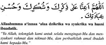 Doa Selepas Solat Fardhu Beserta Maksud Ringkas Senang Ingat Siraplimau Com Doa Sembahyang Bijak