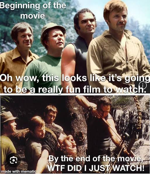 Deliverance (1972). A truly timeless movie of disturbing proportions. :  r/iwatchedanoldmovie