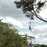 The canopy challenge will test your agility on over 40 different obstacles while you are on our 4 story, 60 foot high adventure course. Natural Bridge Caverns Zip Line