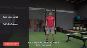This week lifestyle health clubs seminar staff member julie foucher demonstrates the dumbell hang power snatch for us. Crossfit Com Wods