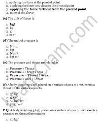 Selina Concise Physics Class 8 Icse Solutions Chapter 3 Force And Pressure Learn Cram Learncram Selinaconciseph Force And Pressure Physics Textbook Class 8