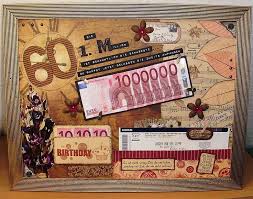 Personalisierte geschenke wie geburtstagsgeschenke zum 60. Geschenk Frau 65 60 Geburtstag Geschenk Geldgeschenke Geburtstag Basteln Geschenk Zum 60