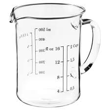 Vardagen Measuring Cup Glass Volume 17 Oz Ikea Measuring Cups Glass Measuring Cup Measuring Cups Set