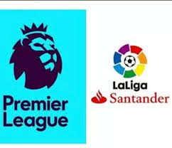 Below the emblem, there's the lettering laliga (without the proper space between the a and the capital l). Premier League La Liga 2020 21 Preview