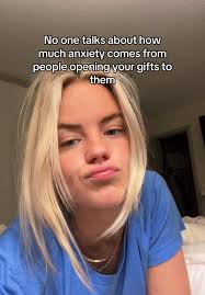 Like what are you supposed to do? Sit there awkwardly #christmas #gift  #present