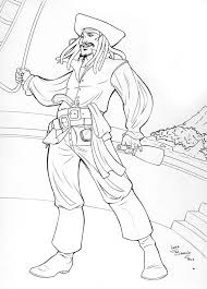 Updated bw vaquero model, corrected scaling, fixed many other bugs and added tuning. Jack Sparrow Coloring Pages Coloring Home