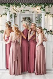 Rosewood Bridesmaid Dress Infinity Dress Floor Length Maxi Infinity Dress Bridesmaid Wrap Dress Bridesmaid Dusty Rose Dress