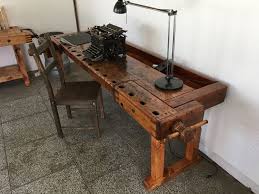 Schreibtisch Office Aus Alter Hobelbank S L Loftart Hobelbank Alte Werkbank Schreibtisch