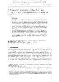 We supply to the uk and europe, including over 60 countries worldwide. Pdf Video Games Production Networks Value Capture Power Relations And Embeddedness