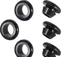 Qrity 20 Piezas Goma Ojal, Pasacables de Goma Electrico, Tapones de Goma,  Anillo de Ojal para Proteger Cables, ID 12mm Montaje Diámetro 14mm : ...
