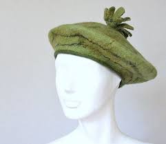 Wet Felted Hat Tam O Shanter Beret Winter Hat Etsy Tam O Shanter Winter Hats Hats