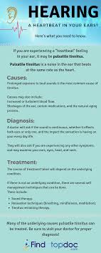 Pulsatile tinnitus is caused by blood circulating in or near your ears. What Is Pulsatile Tinnitus Causes Symptoms And Treatment
