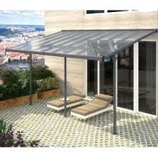 Pergola Adossee Ajustable En Aluminium 3 05x6 18m X Metal Terrasse Toit Pergola Pergola Terrasse