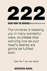 Engel Nummer 222 Hat Mit Gleichgewicht Zu Tun Das Wunder Und Neue Gunstige Und Zeitnahe Moglichkeit Inspirational Quotes Angel Number 222 Numerology Life Path