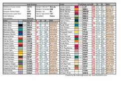 19 20 Colors Chart With Rgb Hex And Autocorrect Bev Adams