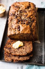 In a separate mixing bowl combine brown sugar and white sugar and whisk to combine, breaking up any clumps of brown sugar. Sour Cream Chocolate Chip Banana Bread Salted Mint