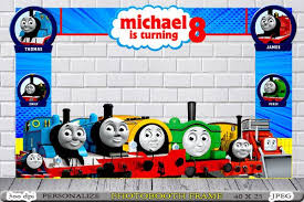 Thomas The Train Photo Booth Thomas The Train Birthday Etsy Thomas Train Birthday Thomas The Train Birthday Party Thomas The Train