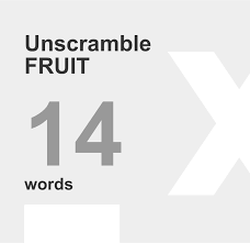 Visit us to learn 5 letter fruits and more! Á… Unscramble Fruit 14 Words Unscrambled From Letters Fruit