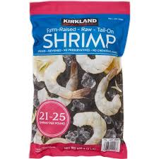 Browse fine food categories including meat, cheese & butter, caviar, seafood, vegetables, deli & more. Kirkland Signature Raw Tail On Shrimp 21 25 Ct 2 Lbs From Costco In Dallas Tx Burpy Com