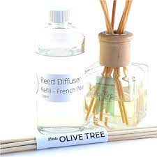 The reeds draw up the oil and freshen the air in the room. Reed Diffuser Refill Kit Made In New Zealand By Little Olive Tree Green Elephant Nz